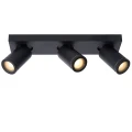 Spot łazienkowy TAYLOR Czarny ściemnialny LED DIM 3x5W CRI95 2200K3000K GU10 IP44 Lucide 099301530  5411212092656 lampynox noxbox www.lampynox.pl 2.jpg