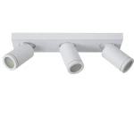 TAYLOR Biały ściemnialny LED DIM 3x5W CRI95 2200K/3000K GU10 IP44 Spot łazienkowy Lucide 09930/15/31