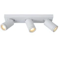 Spot łazienkowy TAYLOR Biały ściemnialny LED DIM 3x5W CRI95 2200K3000K GU10 IP44 Lucide 099301531  5411212092663 lampynox noxbox www.lampynox.pl 2.jpg