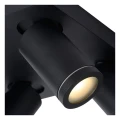 Spot łazienkowy TAYLOR Czarny ściemnialny LED DIM 4x5W CRI95 2200K3000K GU10 IP44 Lucide 099302030  5411212092670 lampynox noxbox www.lampynox.pl 3.jpg