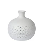 TIESSE Porcelanowa Biała śr. 19,6cm. E14 Lampka stołowa Lucide 13534/19/31