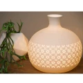 Lampka stołowa TIESSE Porcelanowa Biała śr. 19,6cm. E14 Lucide 135341931  5411212134110 lampynox noxbox www.lampynox.pl 3.jpg