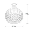 Lampka stołowa TIESSE Porcelanowa Biała śr. 19,6cm. E14 Lucide 135341931  5411212134110 lampynox noxbox www.lampynox.pl 5.jpg
