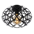 Lampa sufitowa WOLFRAM Czarna śr. 30cm. E27 Lucide 211173030  5411212211309 lampynox noxbox www.lampynox.pl 2.jpg
