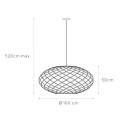 Lampa wisząca WOLFRAM Czarna śr. 100cm. 3xE27 Lucide 214179930  5411212211156 lampynox noxbox www.lampynox.pl 7.jpg