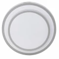 Plafon ELANA Srebrny/Biały LED 10W śr. 28 cm 3000K Brilliant G94214/70 | 4004353192975 noxbox lampynox www.lampynox.pl