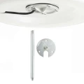 Lampa zewnętrzna dekoracyjna GARDEN Biały E27 śr. 60 cm Brilliant 96342/05 | 4004353330650 noxbox lampynox www.lampynox.pl