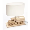 Lampka stołowa dziecięca Ciężarówka - Skarbonka 411.24.09 E27 Hellux | 5902041389500 noxbox lampynox www.lampynox.pl