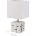Lampka stołowa Rubi biały E27 Hellux 411.34.09 | 5902041389074 noxbox lampynox www.lampynox.pl