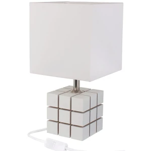 Rubi biały E27 Lampka stołowa Hellux 411.34.09