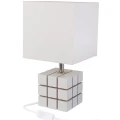 Lampka stołowa Rubi biały E27 Hellux 411.34.09 | 5902041389074 noxbox lampynox www.lampynox.pl