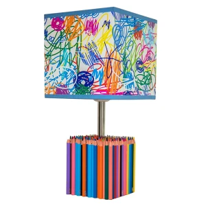 Kolorowe Kredki E27 Lampka stołowa dziecięca Hellux 411.33.08