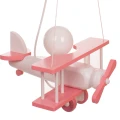 Lampa wisząca dziecięca Samolot E27 Hellux 104.10.22 | 5902041386134 noxbox lampynox www.lampynox.pl