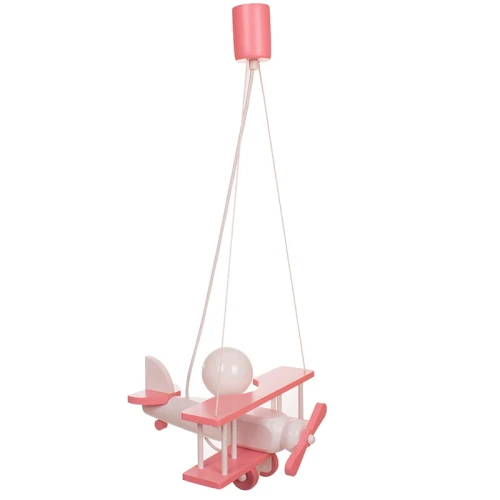 Lampa wisząca dziecięca Samolot E27 Hellux 104.10.22 | 5902041386134 noxbox lampynox www.lampynox.pl
