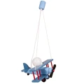 Lampa wisząca dziecięca Samolot E27 Hellux 104.10.27 | 5902041385465 noxbox lampynox www.lampynox.pl