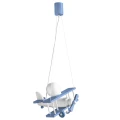 Lampa wisząca dziecięca Samolot E27 Hellux 104.10.29 | 5902041385489 noxbox lampynox www.lampynox.pl