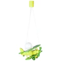 Lampa wisząca dziecięca Samolot E27 Hellux 104.10.24 | 5902041385441 noxbox lampynox www.lampynox.pl