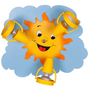 Słoneczko3 3xE14 Lampa sufitowa dziecięca Hellux 524.64.08
