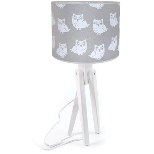 Lampka stołowa dziecięca Trivet biały E27 Hellux 421.02.26 | 5902041389937 noxbox lampynox www.lampynox.pl