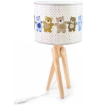 Trivet naturalny E27 Lampka stołowa dziecięca Hellux 421.01.07