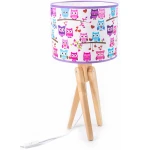 Trivet naturalny E27 Lampka stołowa dziecięca Hellux 421.01.23