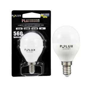 Żarówka LED G45 E14 6,5W SMDWW 560lm 3000K pc+alum