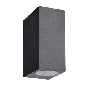 ZORA-LED Czarny kinkiet zewnętrzny 2x5W LUCIDE 22860/10/30