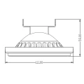 LEDSPOT AR111 15W 60° COB 3000K 12V Srebrny OXYLED OXYL13R153S-60  5906395173440 lampynox noxbox www.lampynox.pl 2.jpg