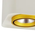 Oprawa natynkowa LED XENO kwadrat 3000K 10W 800lm biały-złoty Polux 311993  5901508311993 lampynox noxbox www.lampynox.pl 2.jpg