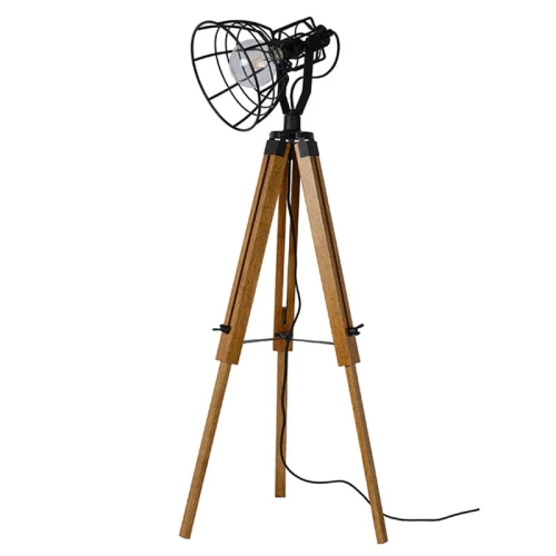 Lampa podłogowa JOSHUA Czarna śr. 42cm 457570130  5411212450517 lampynox noxbox www.lampynox.pl 1.jpg