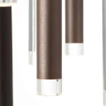 Lampa wisząca CEMBALO Brązowy/Kawowy LED 16x4W 3000K ściemnialna Brilliant G93730/20 | 4004353329647 noxbox lampynox www.lampynox.pl