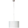 Lampa wisząca CLARIE Biały E27 śr. 40 cm Brilliant  93374/05 | 4004353149450 noxbox lampynox www.lampynox.pl
