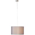 Lampa wisząca CLARIE Szary E27 śr. 40 cm Brilliant 93374/22 | 4004353149474 noxbox lampynox www.lampynox.pl