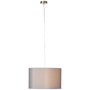 CLARIE Szary E27 śr. 40 cm Lampa wisząca Brilliant 93374/22