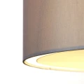 Lampa wisząca CLARIE Szary E27 śr. 40 cm Brilliant 93374/22 | 4004353149474 noxbox lampynox www.lampynox.pl