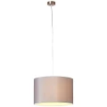 Lampa wisząca CLARIE Szary E27 śr. 40 cm Brilliant 93374/22 | 4004353149474 noxbox lampynox www.lampynox.pl