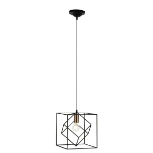 TYCHO Czarny/Miedź E27 Lampa wisząca Brilliant 93594/76 