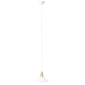 Lampa wisząca PASTELL Biały/Buk E27 śr. 24 cm Brilliant 74270/05 | 4004353885617 noxbox lampynox www.lampynox.pl