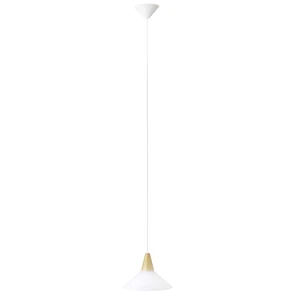 PASTELL Biały/Buk E27 śr. 24 cm Lampa wisząca Brilliant 74270/05