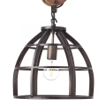 Lampa wisząca MATRIX 2 Czarny E27 śr. 34 cm Brilliant  HK17186S76 | 4004353317095 noxbox lampynox www.lampynox.pl