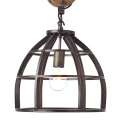 Lampa wisząca MATRIX 2 Czarny E27 śr. 34 cm Brilliant  HK17186S76 | 4004353317095 noxbox lampynox www.lampynox.pl