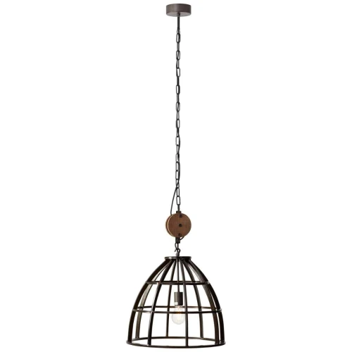 Lampa wisząca MATRIX 2 Czarny E27 śr. 47 cm Brilliant 93411/76 | 4004353302589 noxbox lampynox www.lampynox.pl