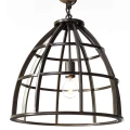 Lampa wisząca MATRIX 2 Czarny E27 śr. 47 cm Brilliant 93411/76 | 4004353302589 noxbox lampynox www.lampynox.pl