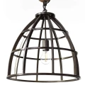 Lampa wisząca MATRIX 2 Czarny E27 śr. 47 cm Brilliant 93411/76 | 4004353302589 noxbox lampynox www.lampynox.pl