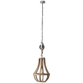 Lampa wisząca CHURCH Jasne drewno E27 śr. 43 cm Brilliant 93399/45 | 4004353296710 noxbox lampynox www.lampynox.pl
