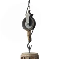 Lampa wisząca CHURCH Jasne drewno E27 śr. 43 cm Brilliant 93399/45 | 4004353296710 noxbox lampynox www.lampynox.pl