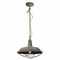 Lampa wisząca ROPE Szary E27 Brilliant 93614/70 | 4004353246777 noxbox lampynox www.lampynox.pl