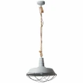 Lampa wisząca ROPE Szary E27 Brilliant 93614/70 | 4004353246777 noxbox lampynox www.lampynox.pl