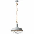 Lampa wisząca ROPE Szary E27 Brilliant 93614/70 | 4004353246777 noxbox lampynox www.lampynox.pl