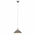 Lampa wisząca LOGO Szary E27 śr. 35 cm Brilliant 78270/11 | 4004353020285 noxbox lampynox www.lampynox.pl